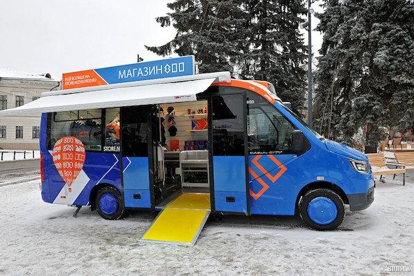 На базе ГАЗель City появилась новая модель мобильного магазина
