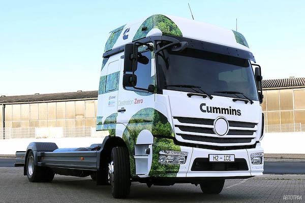 Cummins приготовил концепт с водородным ДВС