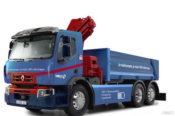 Renault Trucks поставит первый электрический грузовик для строительного сектора