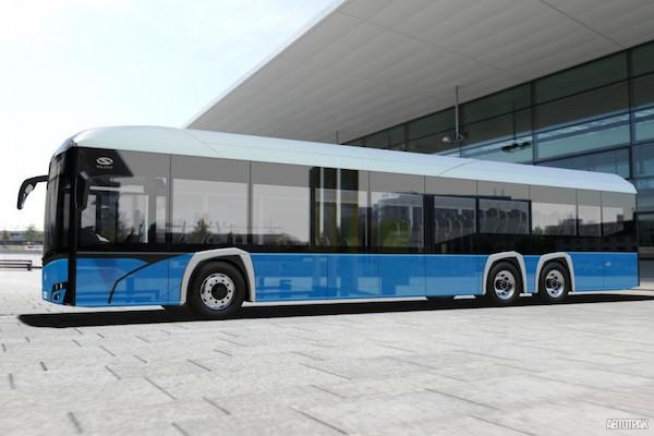 Solaris готовит 15-метровый трехосный электробус