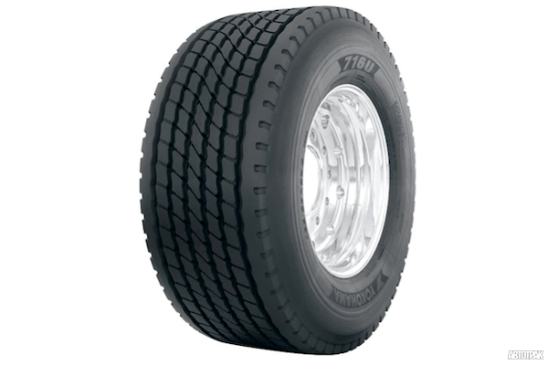 Новая грузовая шина Yokohama Tire 716U со сверхширокм протектором: обещает максимизировать полезную нагрузку