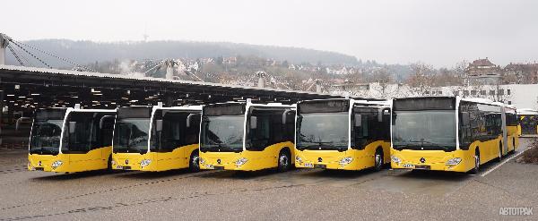 Автобусы Mercedes-Benz Citaro hybrid покинули производственную площадку.