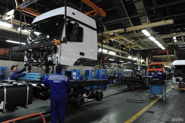 КАМАЗ в августе увеличил производство на 10%