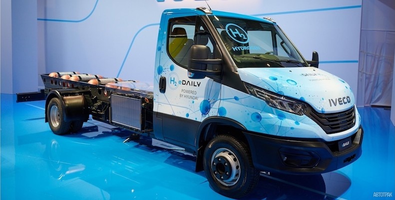 Hyundai и Iveco представили грузовик eDaily на водороде