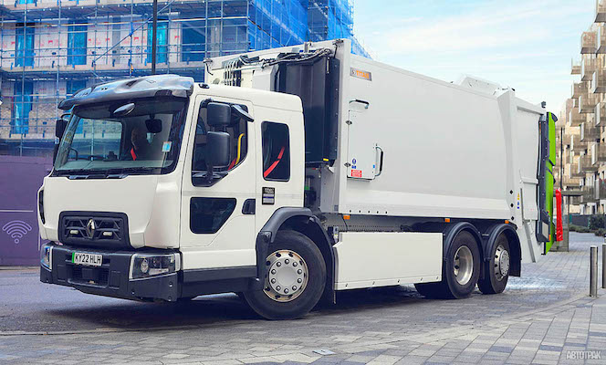 Первый электрический мусоровоз Renault Trucks E-Tech D