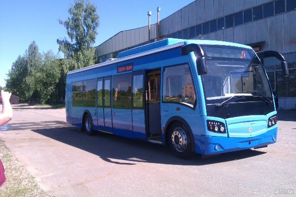 Фирма из Подмосковья разработала газовый автобус с необычным дизайном