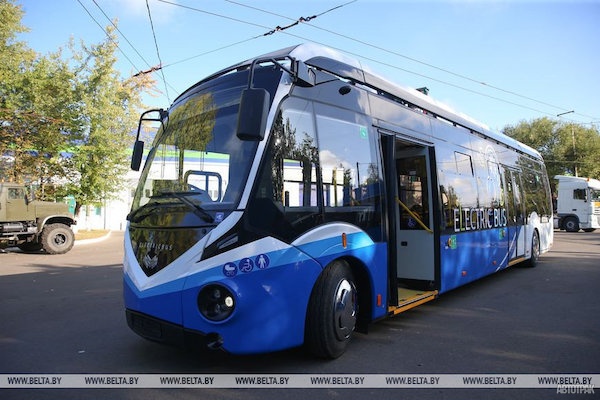 Беларусь будет поставлять электробусы в Великобританию