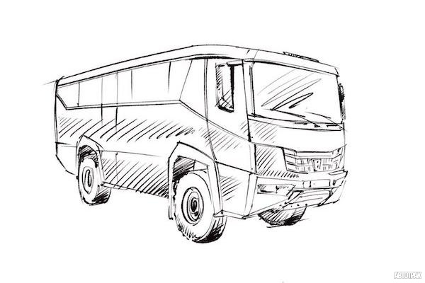 КАМАЗ выпустит полноприводный автобус