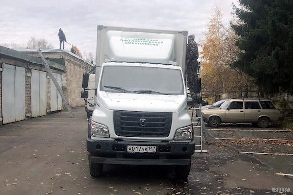 В Ленобласти угнали мобильный пункт вакцинации за 4 млн рублей