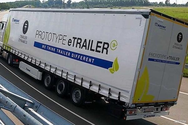 Krone на пути к электрическому полуприцепу