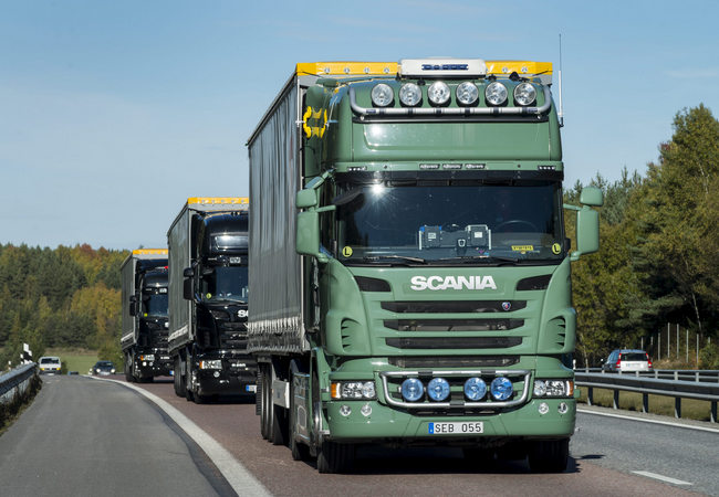 Scania принимает участие в European Truck Platooning Challenge