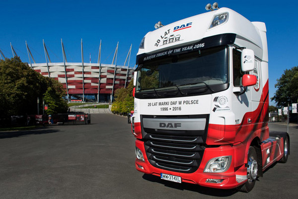 Поляки назвали DAF XF «Лучшим грузовым автомобилем 2016 года»