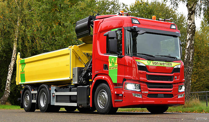 Гибридная Scania для Van Werven