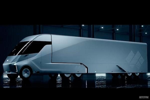 Китайский Baidu разработал конкурента электрической фуры Tesla Semi