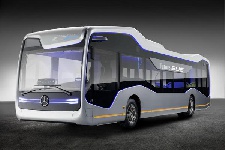 Компания Mercedes-Benz представила беспилотный автобус будущего