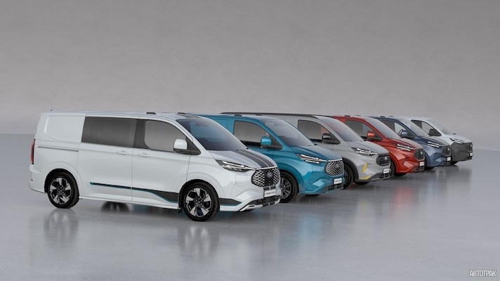 Ford рассекретил новый Transit Custom с дизельным мотором и гибридной установкой