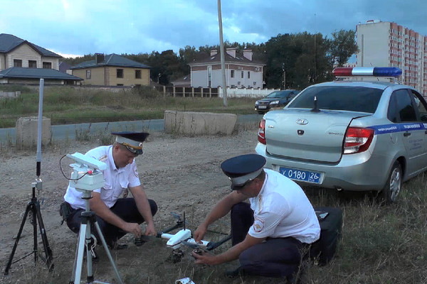 За безопасностью на дорогах Ставропольского края следят летающие квадрокоптеры
