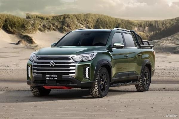До России добрался пикап SsangYong Rexton Sports