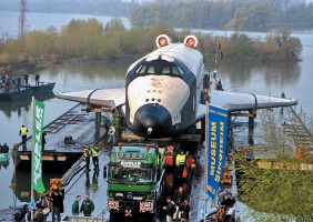 Космический корабль «Буран» прибыл в Германию