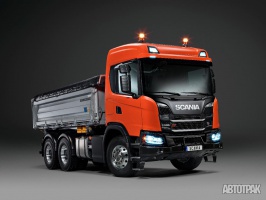 Новое поколение строительных грузовиков Scania XT.