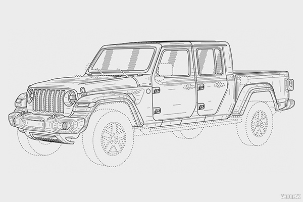 Jeep запатентовал в России пикап Gladiator