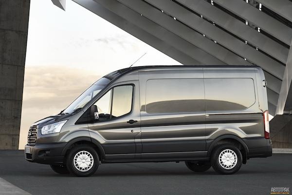 Продажи Ford Transit в январе выросли в 2,6 раза
