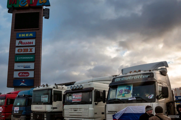 В России может начаться новая волна забастовок дальнобойщиков