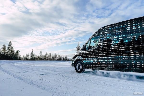 Новый Mercedes-Benz eSprinter вывели на испытания холодом