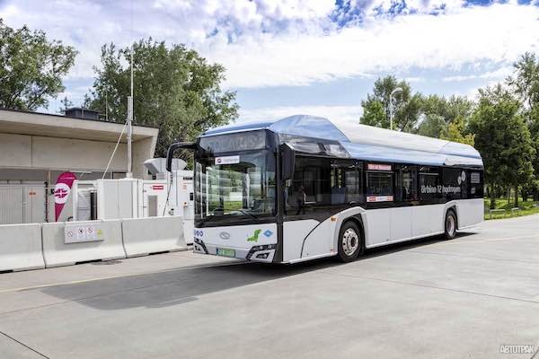 В Европе растут поставки автобусов на водородe