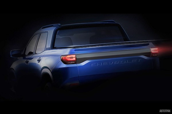 Недорогой пикап Chevrolet Montana на базе кросса Tracker: новое изображение и дата премьеры