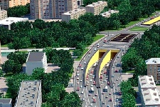 Собянин открыл движение по первому в Москве винчестерному тоннелю