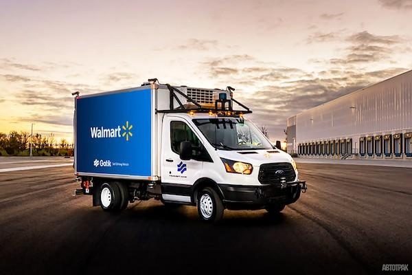 Беспилотные грузовики в онлайн-бизнесе Walmart