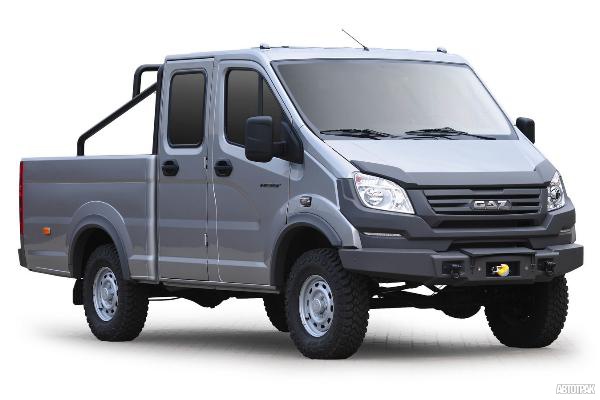 ГАЗ показал микроавтобус и пикап на базе Соболь 4x4