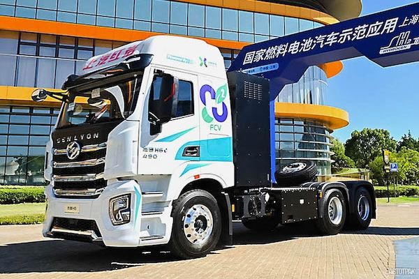 В Шанхае ввели в эксплуатацию 410 водородных грузовиков SAIC