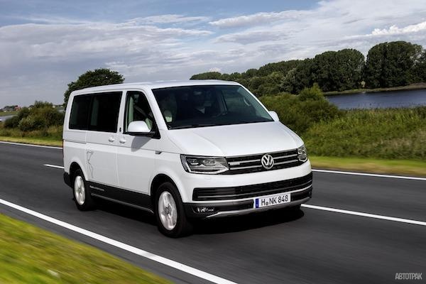 Volkswagen проводит отзывную кампанию для 2,5 тыс. автомобилей Multivan