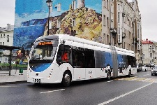 В Москве вышел на маршрут первый электробус