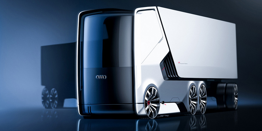 Грузовик Future Audi Truck Concept от дизайнеров из Украины и Беларуси