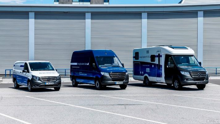 Новые электрофургоны от компании Mercedes-Benz Vans