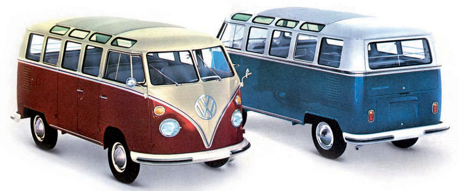 Девятиместный туристический микроавтобус, выпускавшийся в 1963-1967 годах