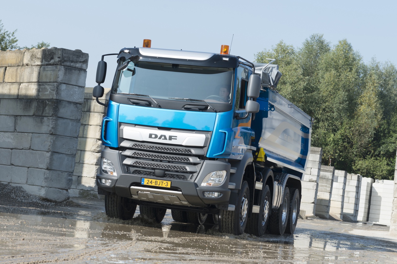 Строительный грузовик ДАФ самосвал DAF New CF спецтехника Daf New XF